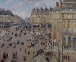 Place du Théâtre Français da Camille Pissarro