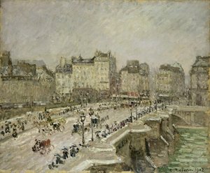 Pont Neuf, Effetto Neve, 2ª Serie da Camille Pissarro