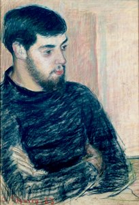 Ritratto di Lucien Pissarro da Camille Pissarro