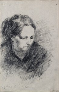 Ritratto di Madame Pissarro da Camille Pissarro