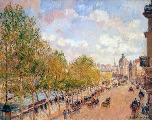 Quai Malaquais, pomeriggio soleggiato, 1903 da Camille Pissarro
