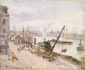Banchina a Le Havre, 1903 da Camille Pissarro