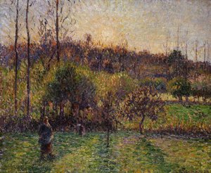 Sole nascente a Eragny, 1894 da Camille Pissarro