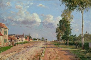 Strada di Versailles, Rocquencourt da Camille Jacob Pissarro