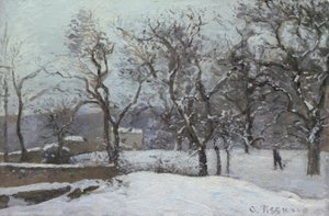 Neve a Louveciennes