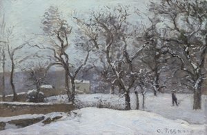Neve a Louveciennes
