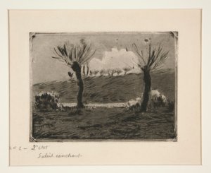 Soleil couchant da Camille Pissarro