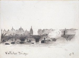 Studio del ponte di Waterloo da Camille Pissarro