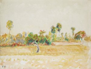 Studio del frutteto a Éragny-sur-Epte, visto dalla casa dell