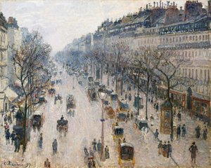 Il Boulevard Montmartre in una Mattina d