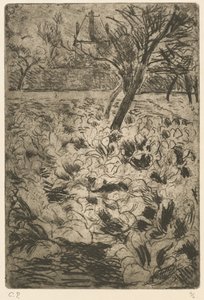 Il campo di cavoli Le champ de choux, c. 1880