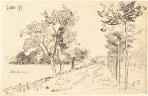 Il vialetto da Camille Pissarro