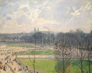 Il Giardino delle Tuileries in un Pomeriggio d