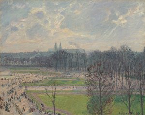 Il Giardino delle Tuileries in un Pomeriggio Invernale, 1899 da Camille Jacob Pissarro
