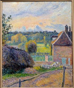 La Casa della Follia a Eragny da Camille Jacob Pissarro