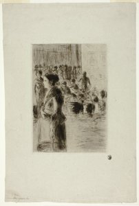 La domestica che fa la spesa da Camille Pissarro