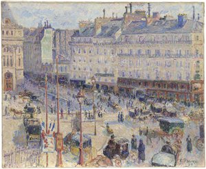 La Place du Havre, Parigi da Camille Pissarro