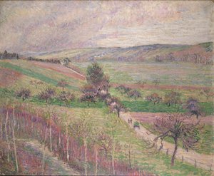 La strada di Thierceville, inizio primavera