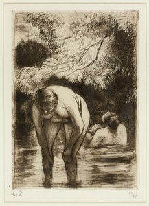Le due bagnanti da Camille Pissarro