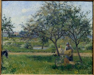 La carriola, frutteto da Camille Jacob Pissarro