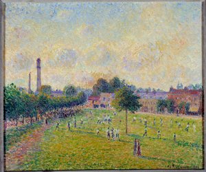 Veduta del verde di Kew a Londra nel 1892 da Camille Jacob Pissarro
