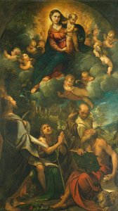 Madonna in Gloria, o Madonna con Bambino e Santi da Camillo Boccaccino