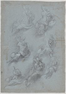 Studi per la Vergine e il Bambino da Camillo Boccaccino