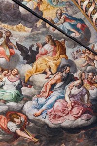 Angeli che suonano musica (dettaglio) da Camillo Procaccini