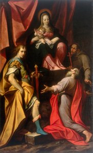 Madonna con Bambino e Santi Vitale e Girolamo, opera di Camillo Procaccini, conservata alla Galleria Estense di Modena
