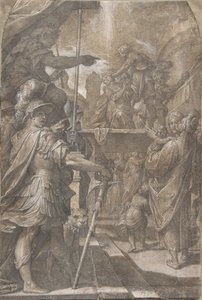 Martirio di una santa femminile Agnese da Camillo Procaccini