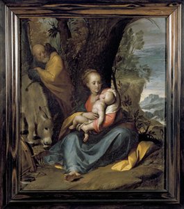 Il Riposo durante la Fuga in Egitto da Camillo Procaccini