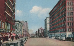 Portage Avenue vista da est, Winnipeg, Manitoba, Canada (foto a colori) da Canadian Photographer