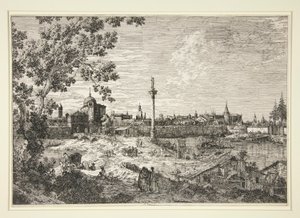 Veduta immaginaria di Padova, dalla serie Vedute da Canaletto (Giovanni Antonio Canal)