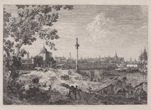 Veduta immaginaria di Padova, dalla serie Vedute da Canaletto (Giovanni Antonio Canal)