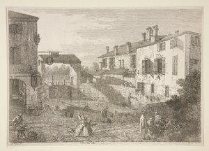 Le Porte del Dolo, dalla serie Vedute da Canaletto (Giovanni Antonio Canal)