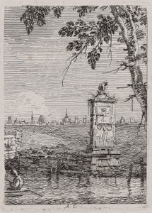 Il piccolo monumento, dalla serie Vedute