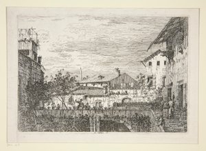 La Terrazza, dalla serie Vedute da Canaletto (Giovanni Antonio Canal)