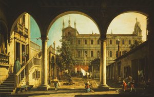 Un capriccio della Scuola di San Marco, Venezia, dal Palazzo Grifalconi-Loredan
