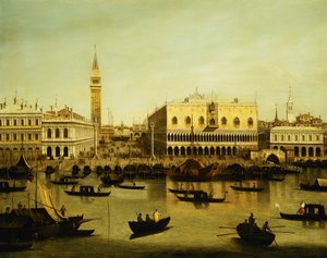 Una Vista del Molo dal Bacino di San Marco, Venezia da Giovanni Antonio Canal
