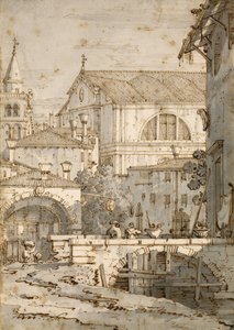 Capriccio architettonico da Canaletto