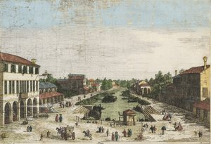 Canaletto Mestre colorized da Canaletto