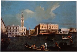 Canale Grande, Piazzetta e Palazzo Ducale a Venezia, XVIII secolo