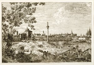 Vista immaginaria di Padova da Canaletto