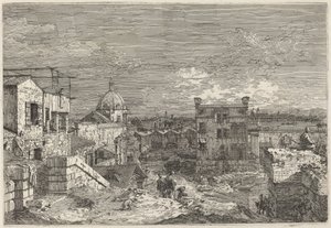 Veduta immaginaria di Venezia, 1741 da Canaletto