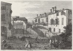 Le Porte del Dolo, c. 1735-1746 da Canaletto
