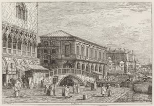 Le Preson. V. [in basso a sinistra] da Canaletto