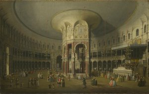Londra: Interno della Rotonda a Ranelagh, 1754