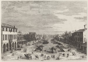 Mestre, c. 1735-1746 da Canaletto