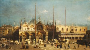 San Marco e il Palazzo Ducale, Venezia, dalla Piazza San Marco, c.1740s
