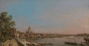 La città dalla terrazza di Somerset House da Canaletto